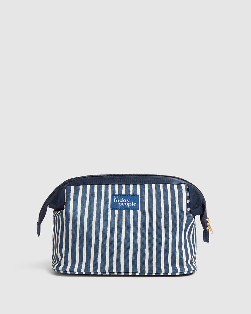 It's Friday Toiletry Bag - Pacific Stripe