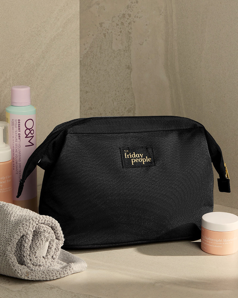 It&#39;s Friday Toiletries Bag - Black