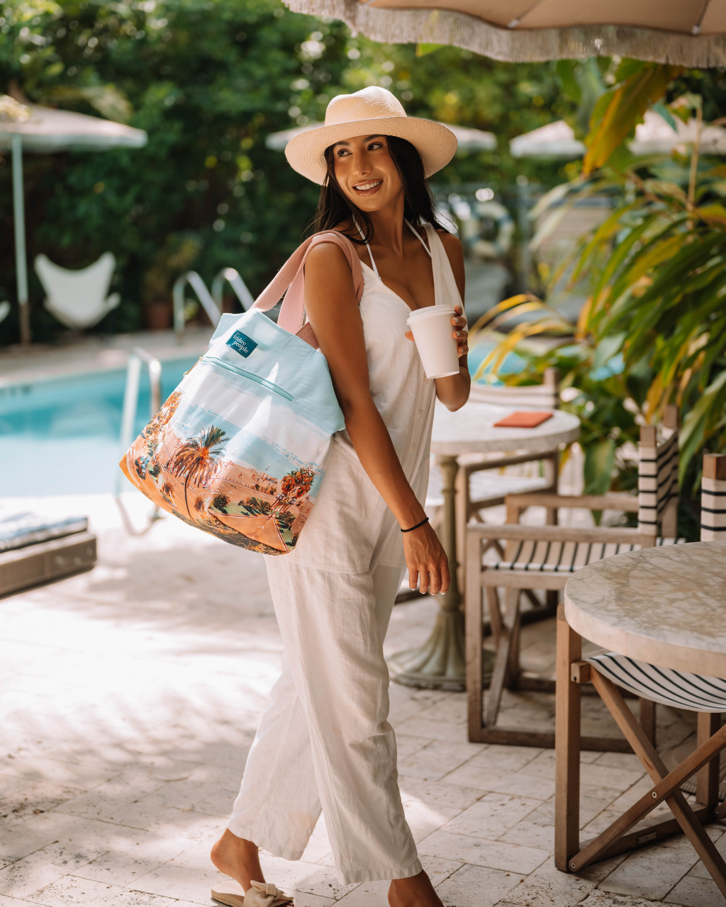 Carryall tote (XL) - Postcard