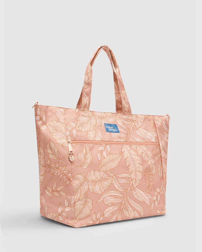 Carryall Tote (XL) - Vintage Palms - Palm Springs
