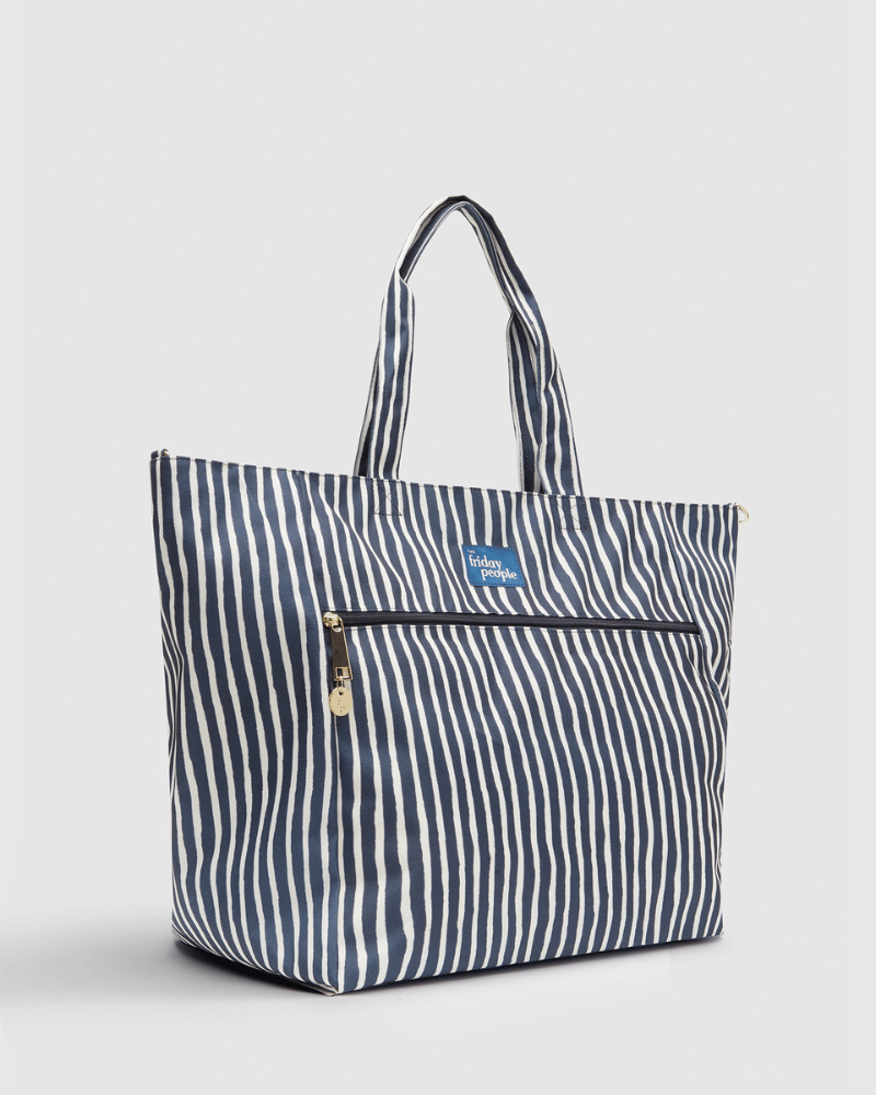 Carryall tote (XL) - Pacific stripe