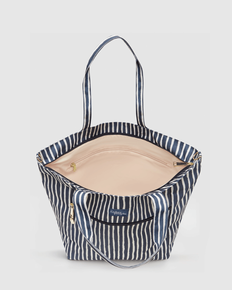 Carryall tote (XL) - Pacific stripe