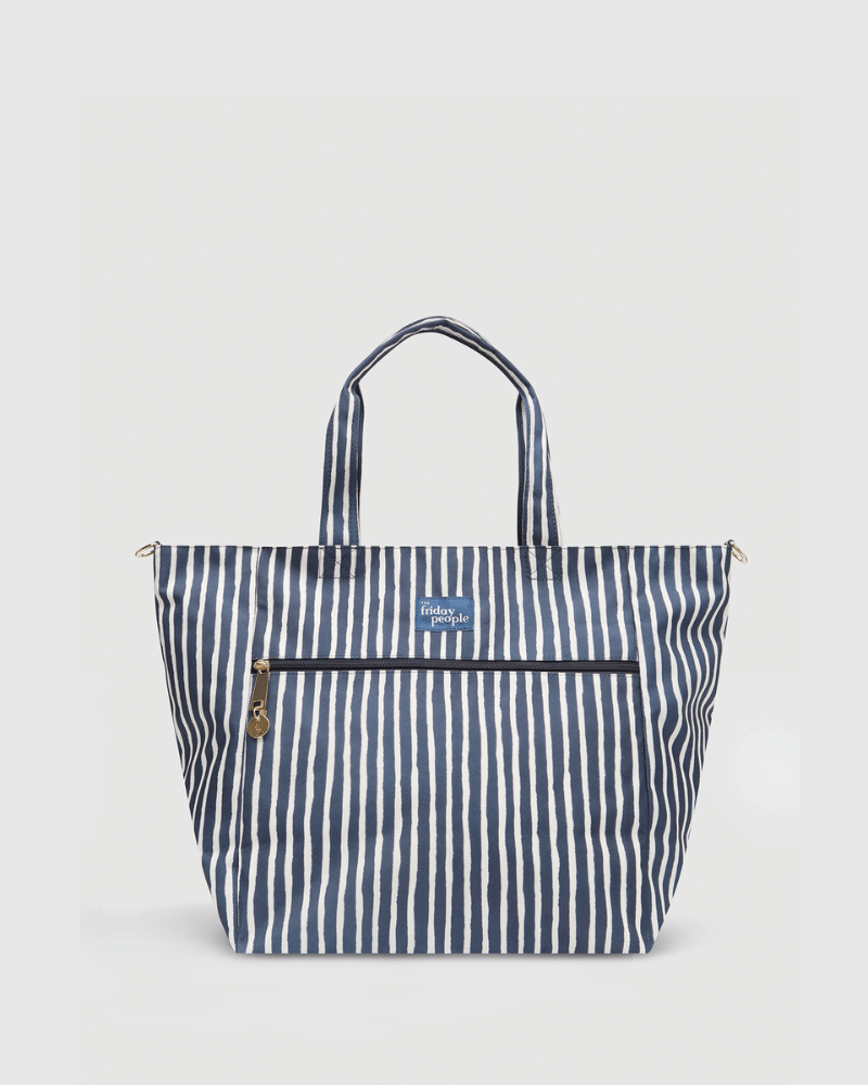 Carryall tote (L) - Pacific stripe