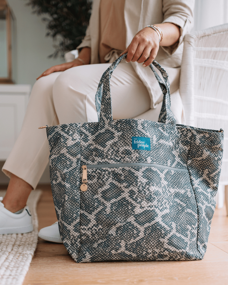 Carryall tote (L) - Python
