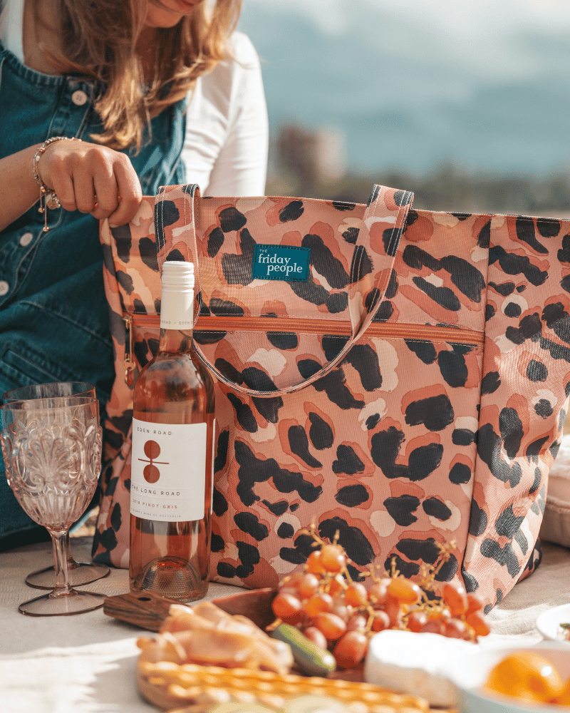 PINK Leopard Tote Bags