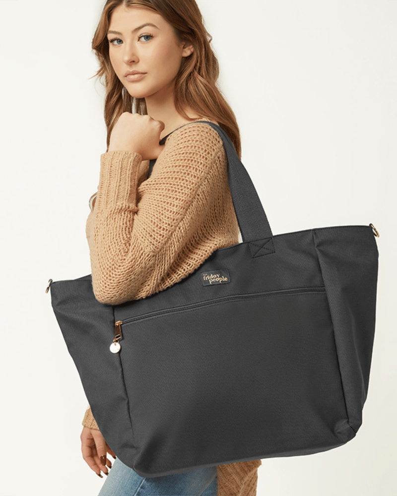 Carryall tote (XL) - Black - The Friday People